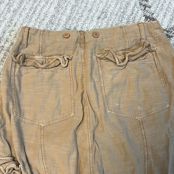 Free People Bay to Breakers Pants Tan M - Picture 9 of 10